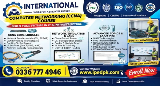 computer networking CCNA Course in Rawalpindi Islamabad