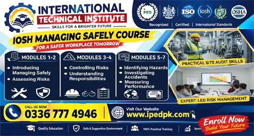 Iosh Managing Safely Course in Rawalpindi Islamabad